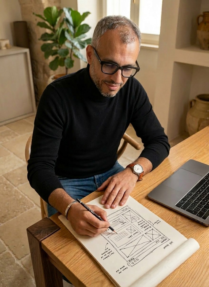 I link analysis, design, and technical feasibility from the start.    It is in the transitions between those who think,   those who design, and those who develop that projects fail.    I eliminate those transitions.